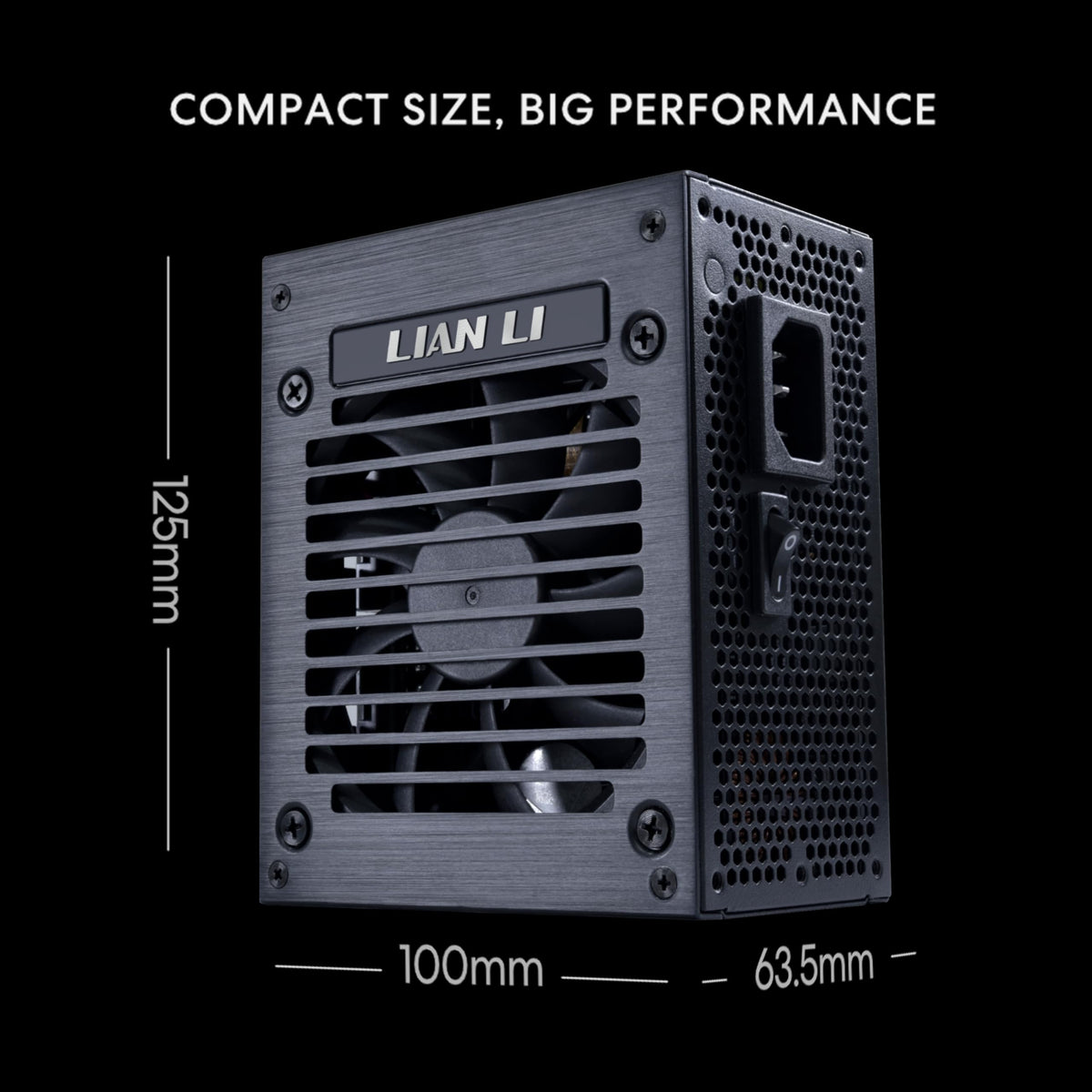 750W SFX 80 Plus Gold Black Power Supply N838