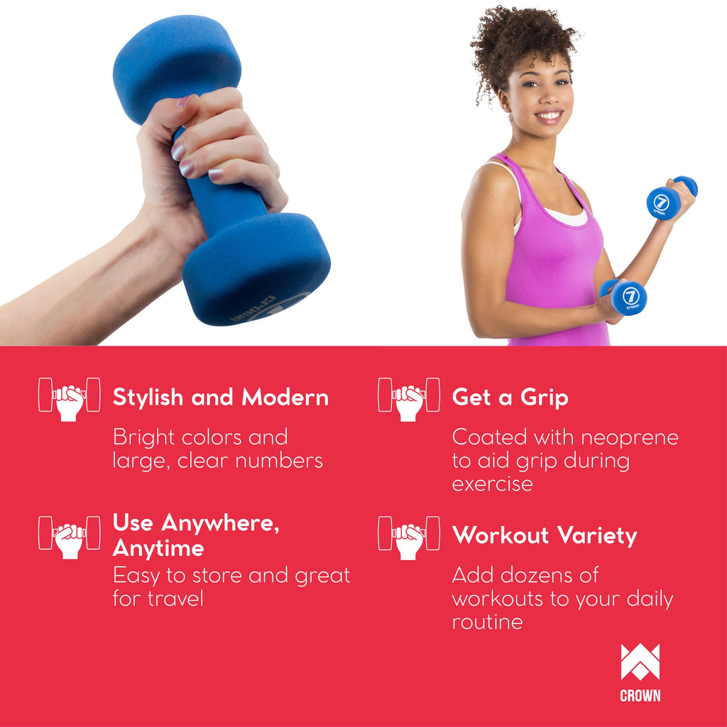 Neoprene Body Sculpting Hand Weights 10 LB P313708