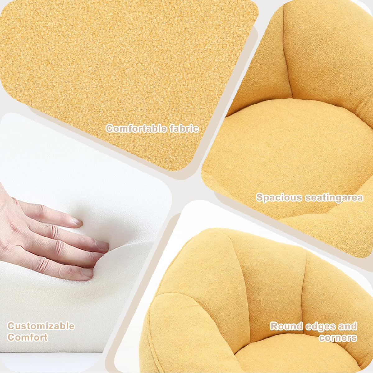 Large Memory Foam Bean Bag Lounger with Footrest R329