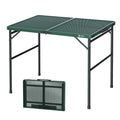 3ft Folding Aluminum Camping Table with Adjustable Legs Z23338