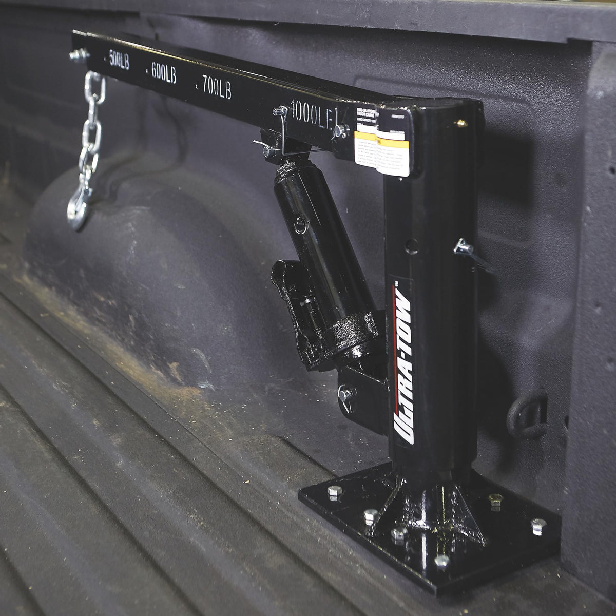 Hydraulic Pickup Truck Crane 1000-Lb. Capacity A452