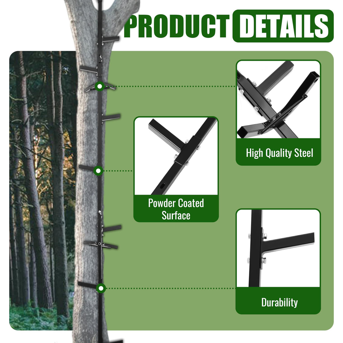 20 ft Climbing Stick Ladder U74068