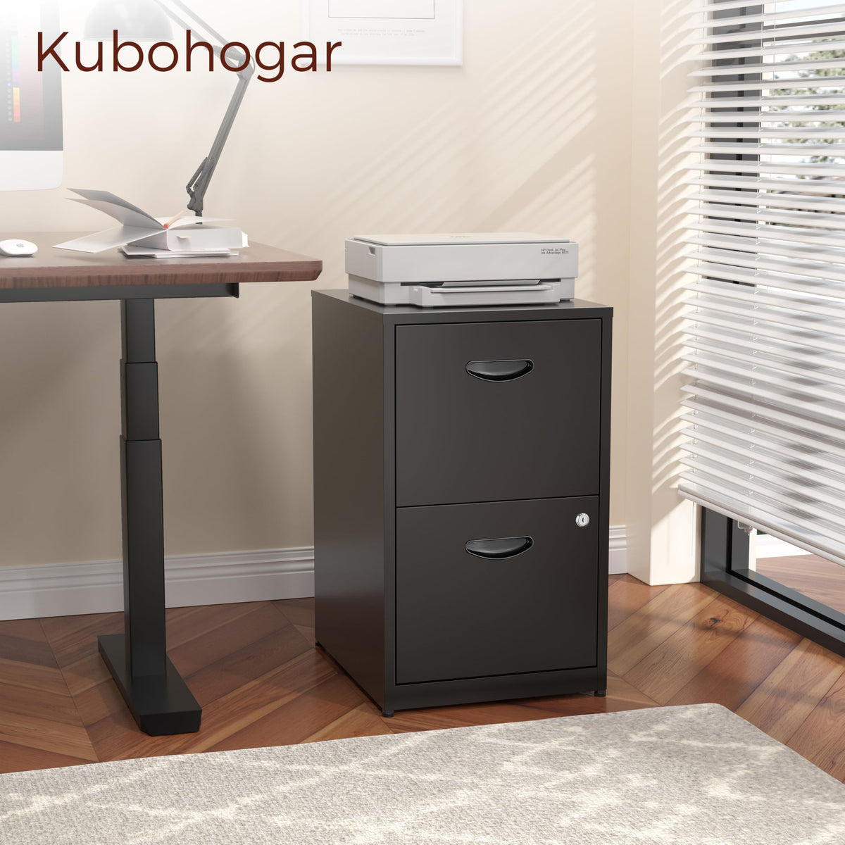 2 Drawer Metal File Cabinet with Lock K7867