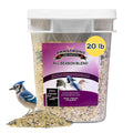 20 Pound Bird Seed Blend with Cut Corn, Wheat, Millet and Sunflower Seeds F5487