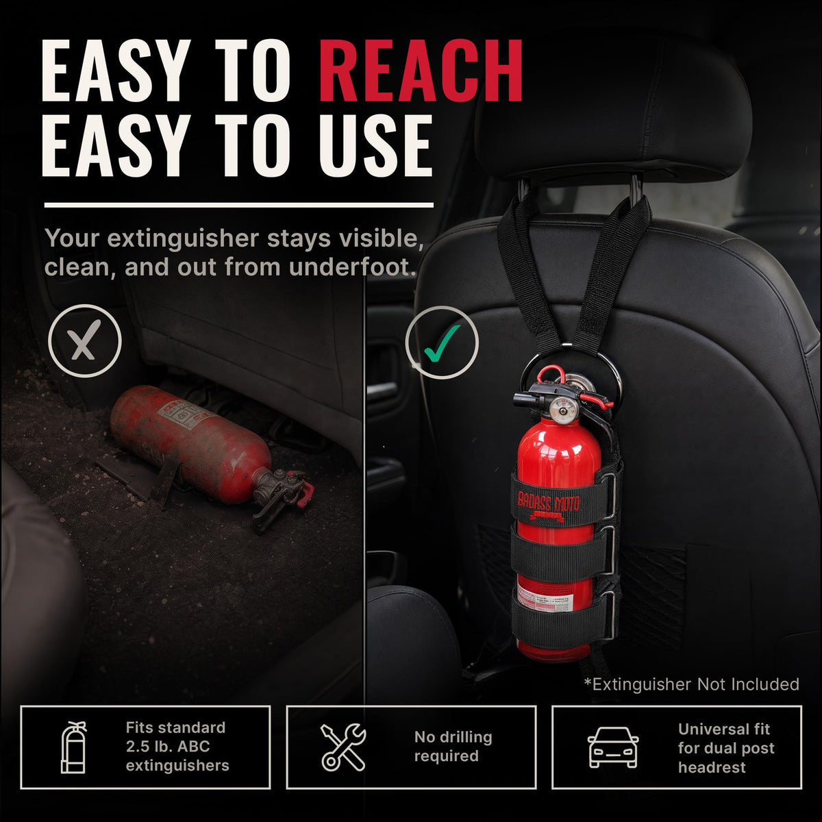 Car Fire Extinguisher Mount H228101