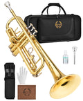 Bb Brass Trumpet with Case and 7C Mouthpiece Q34551