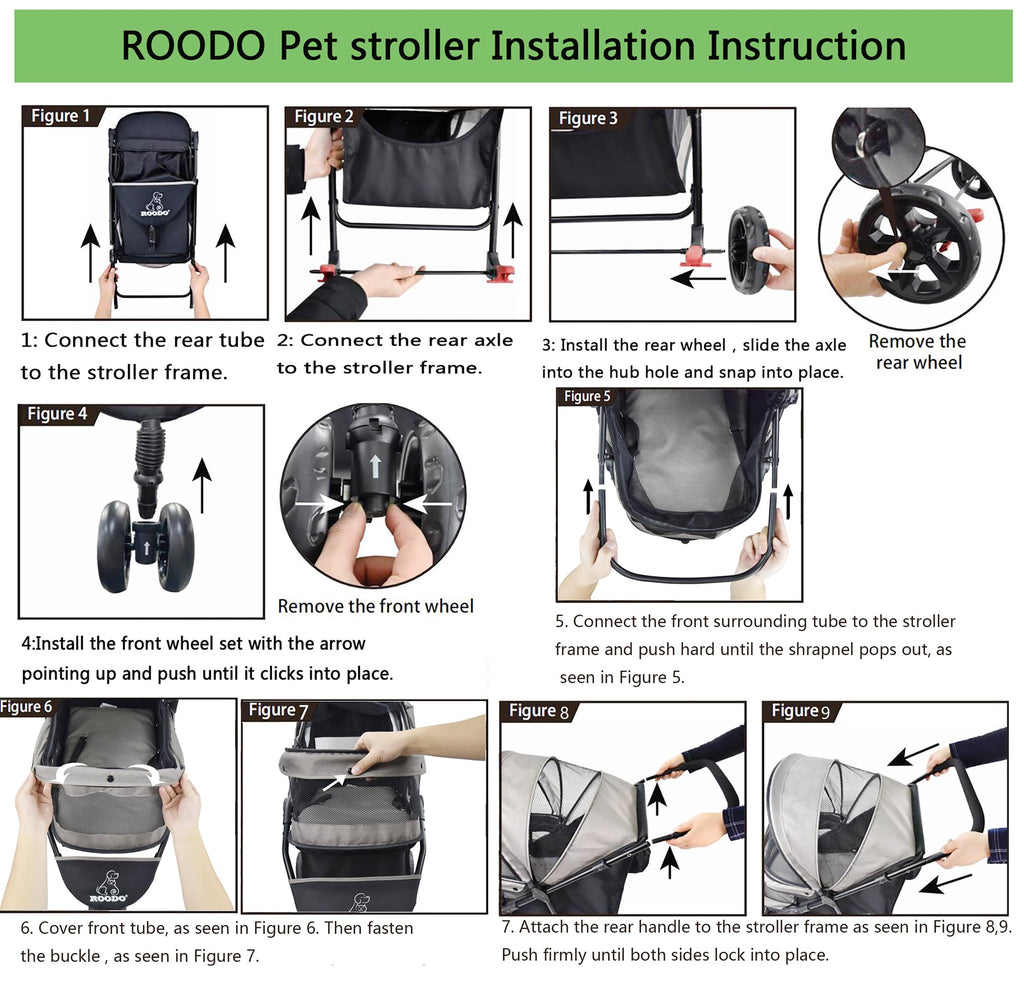 3 Wheel Foldable Pet Stroller X2416