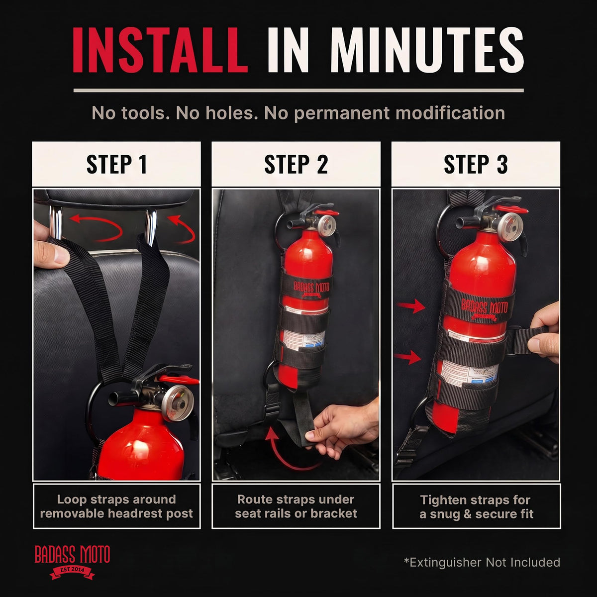 Car Fire Extinguisher Mount H228101