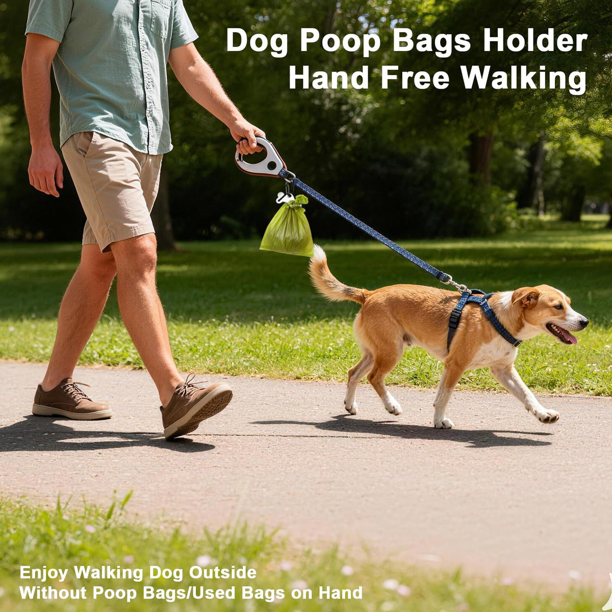 Dog Poop Bag Holder Leash Clip Dispenser P5625