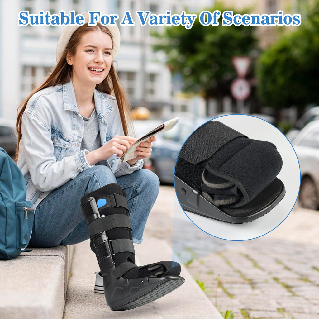 Tall Fracture Walking Boot with Air Bladders S4536
