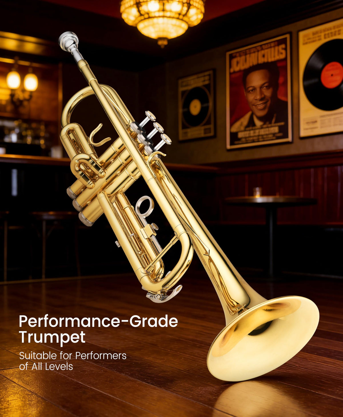 Bb Brass Trumpet with Case and 7C Mouthpiece Q34551