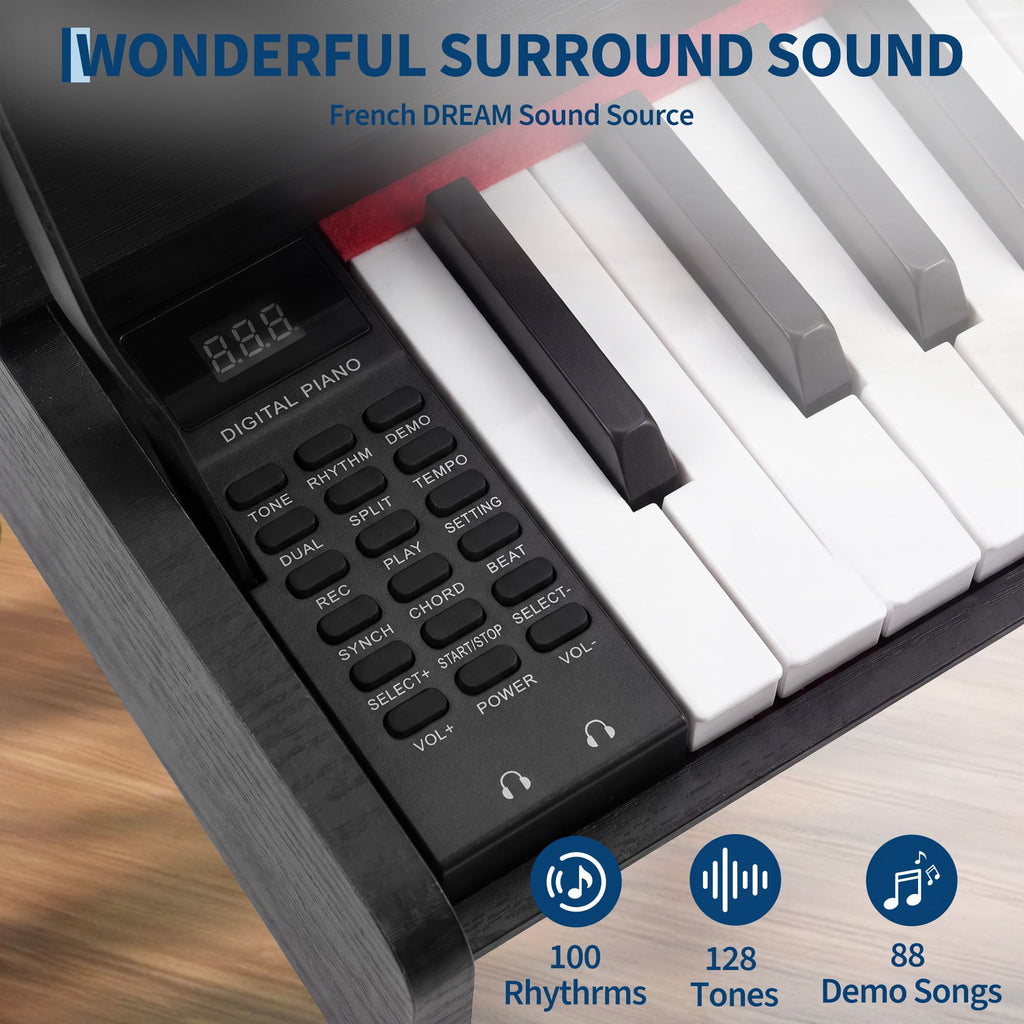88-Key Weighted Hammer-action Digital Piano G5453