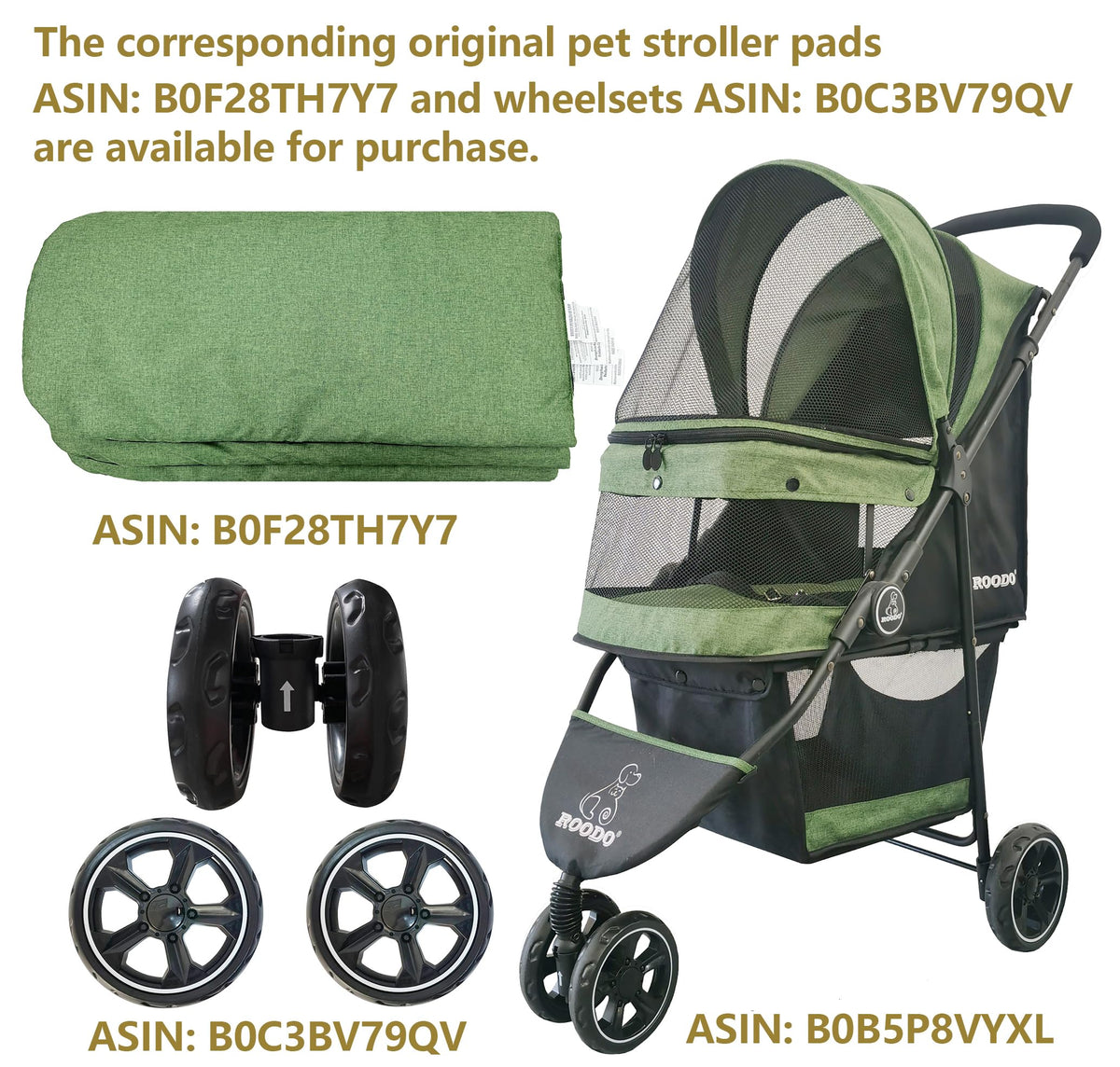 3 Wheel Foldable Pet Stroller X2416