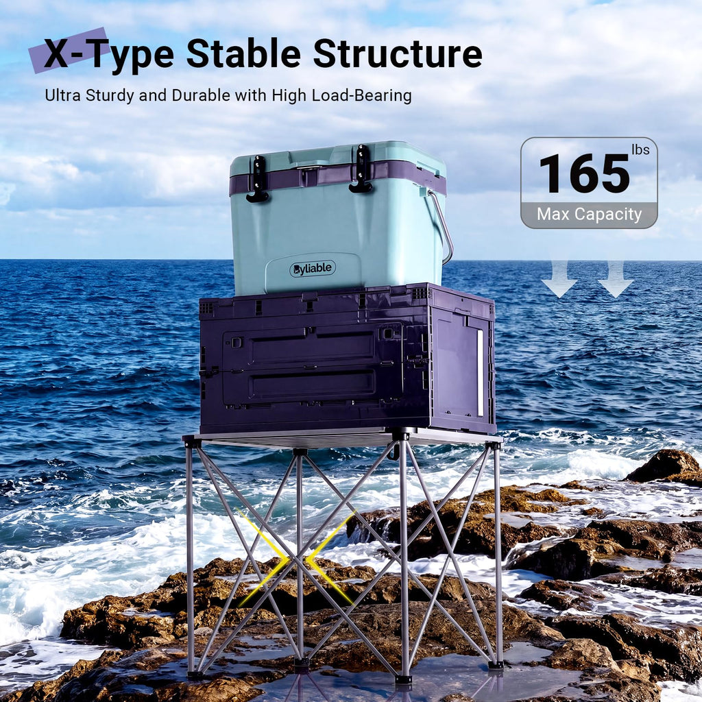Camping Square Folding Aluminum Table A5141