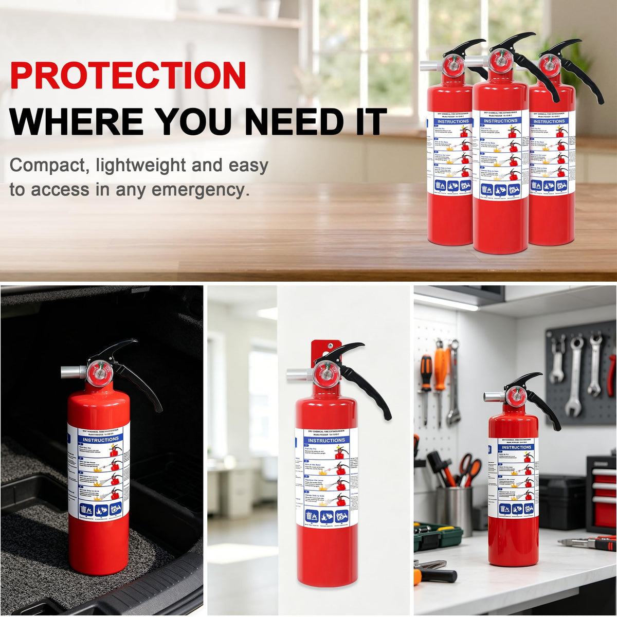 2.5lb ABC Dry Chemical Fire Extinguisher N687