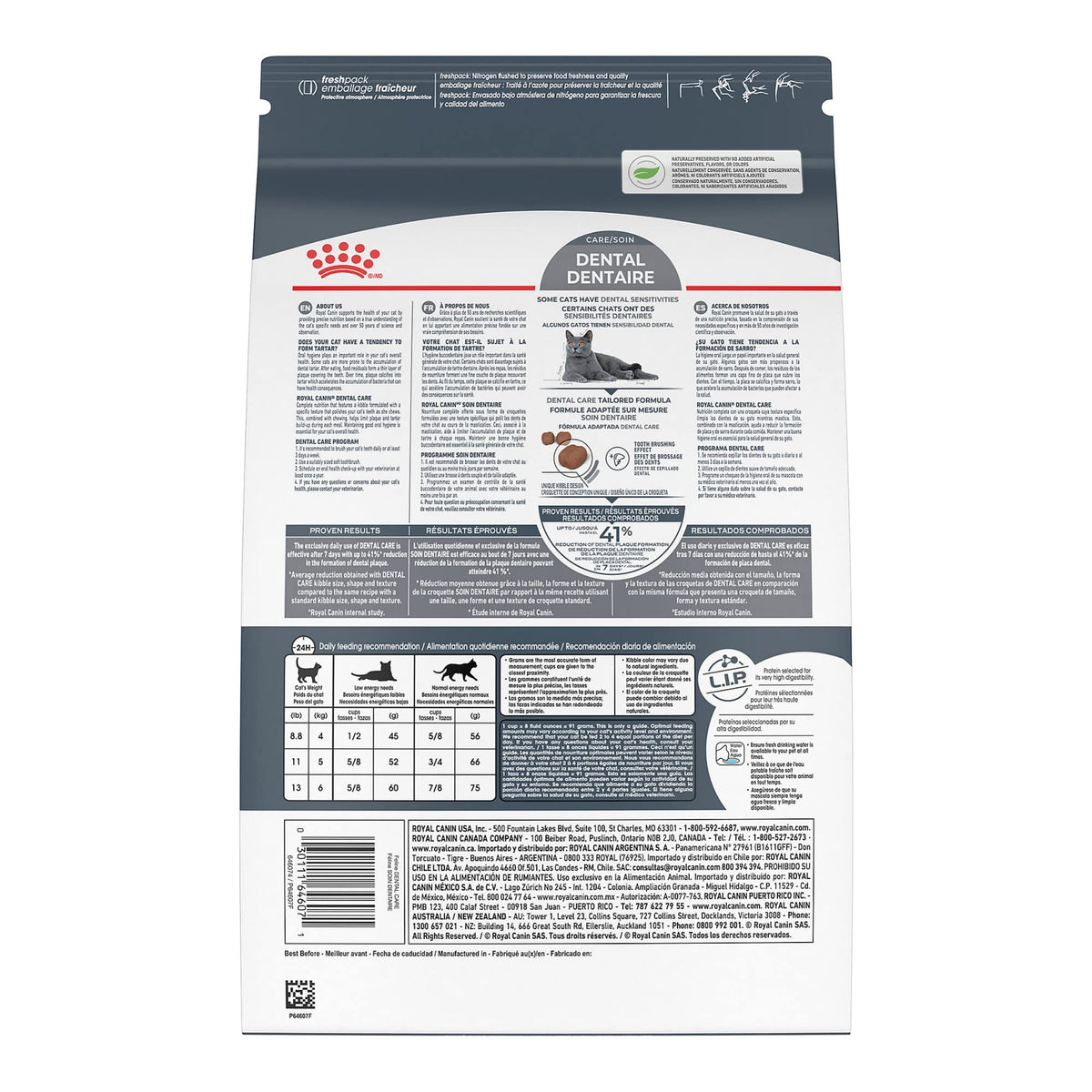 Adult Dry Cat Food 6 lb Bag Z94056