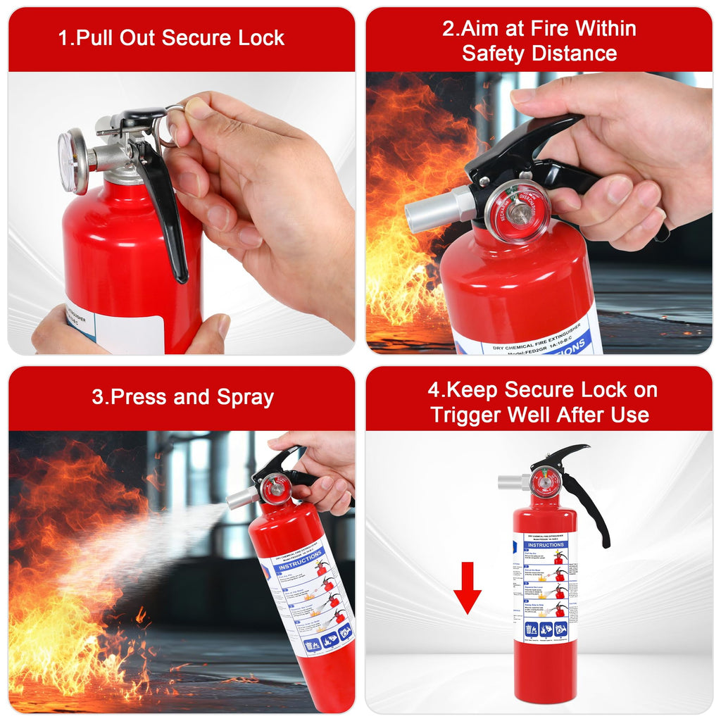 2.5lb ABC Dry Chemical Fire Extinguisher N687