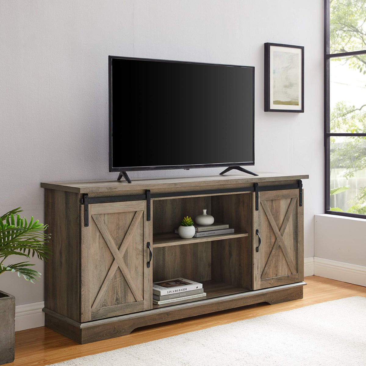 Grey Wash 58 Inch TV Stand L442285