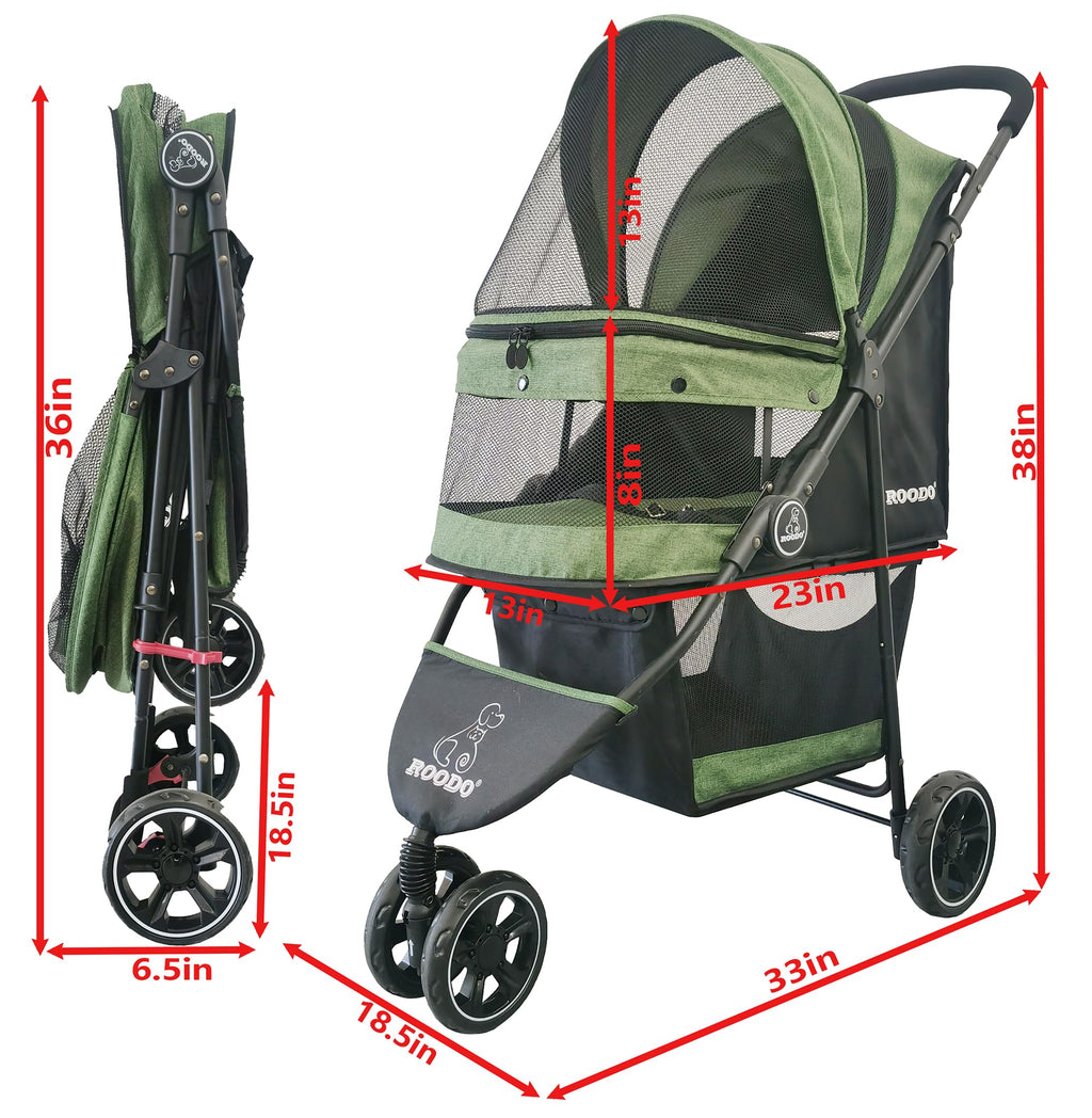 3 Wheel Foldable Pet Stroller X2416
