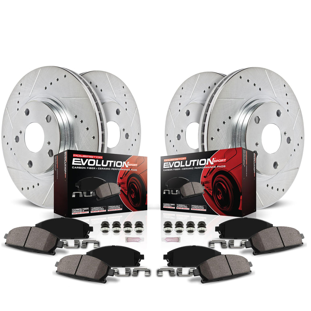 Brake Pad & Rotor Kit Front & Rear B578