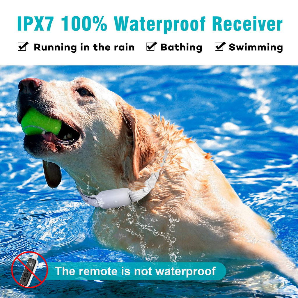 Waterproof Rechargeable Electric Dog Training Collar with Remote U28430