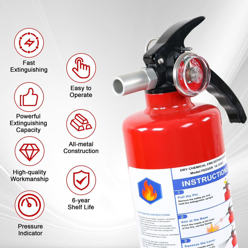 2.5lb ABC Dry Chemical Fire Extinguisher N687