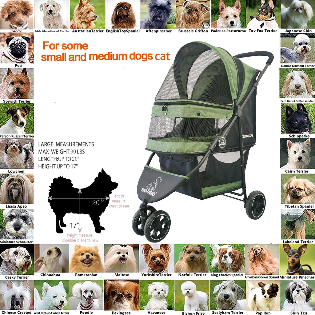 3 Wheel Foldable Pet Stroller X2416