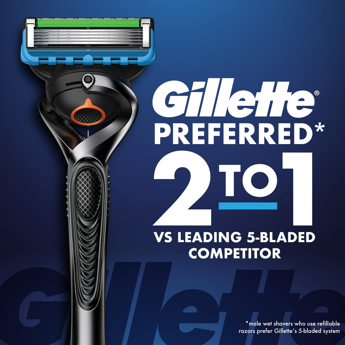 5-Blade Razor with Precision Trimmer S583