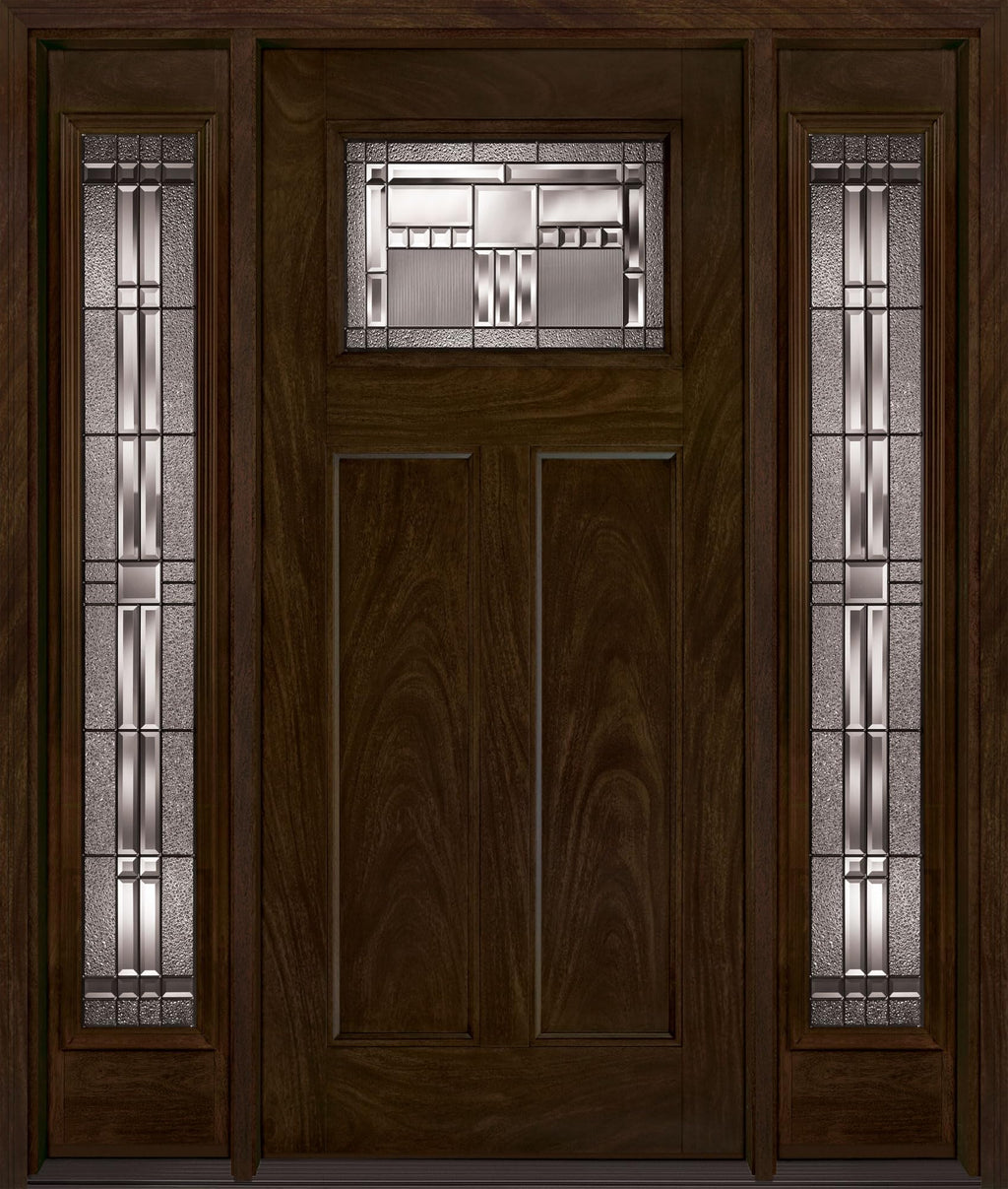 Fiberglass Front Entry Door 36" x 80" with Sidelite L80427