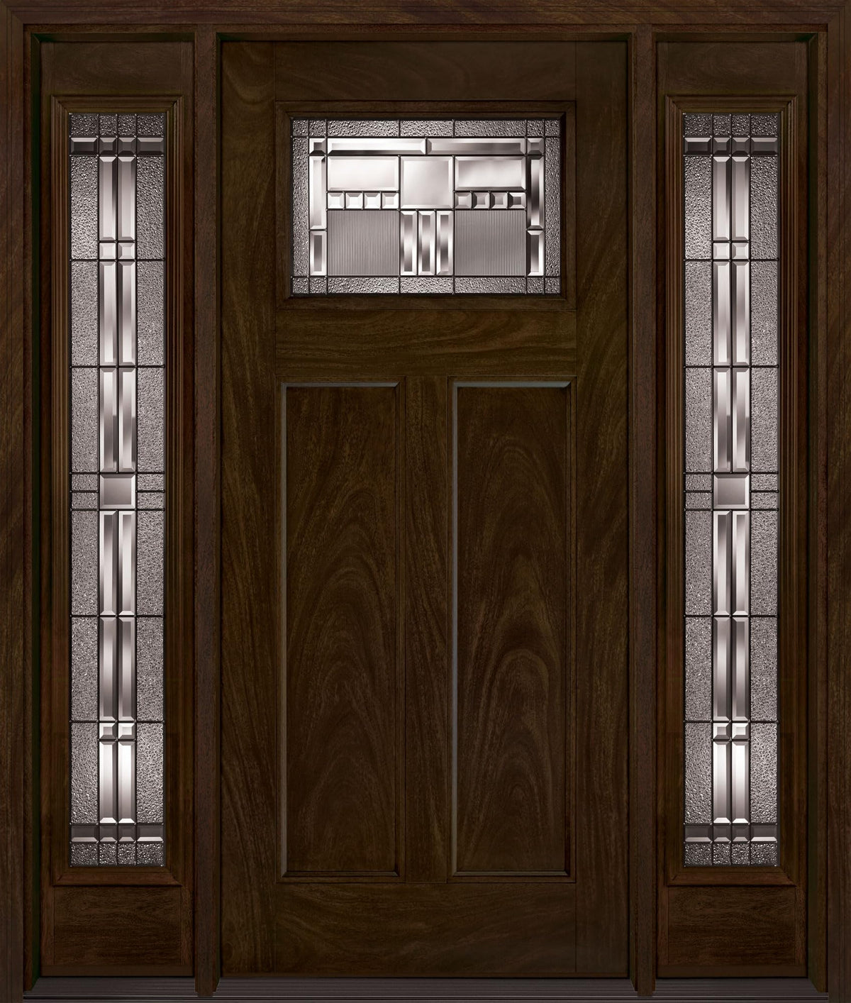 Fiberglass Front Entry Door 36" x 80" with Sidelite L80427