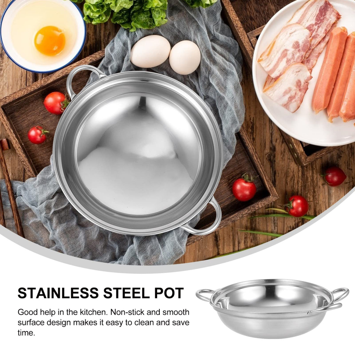 Stainless Steel Hot Pot T78425