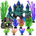 13 Pieces Aquarium Decorations Kit Q865