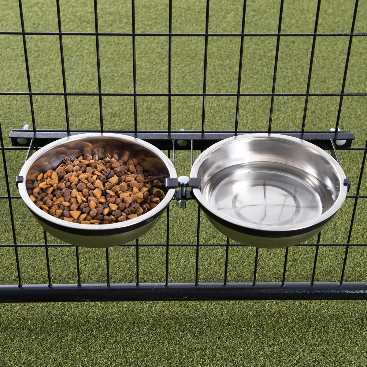 Stainless Steel Double Pet Bowls O3321