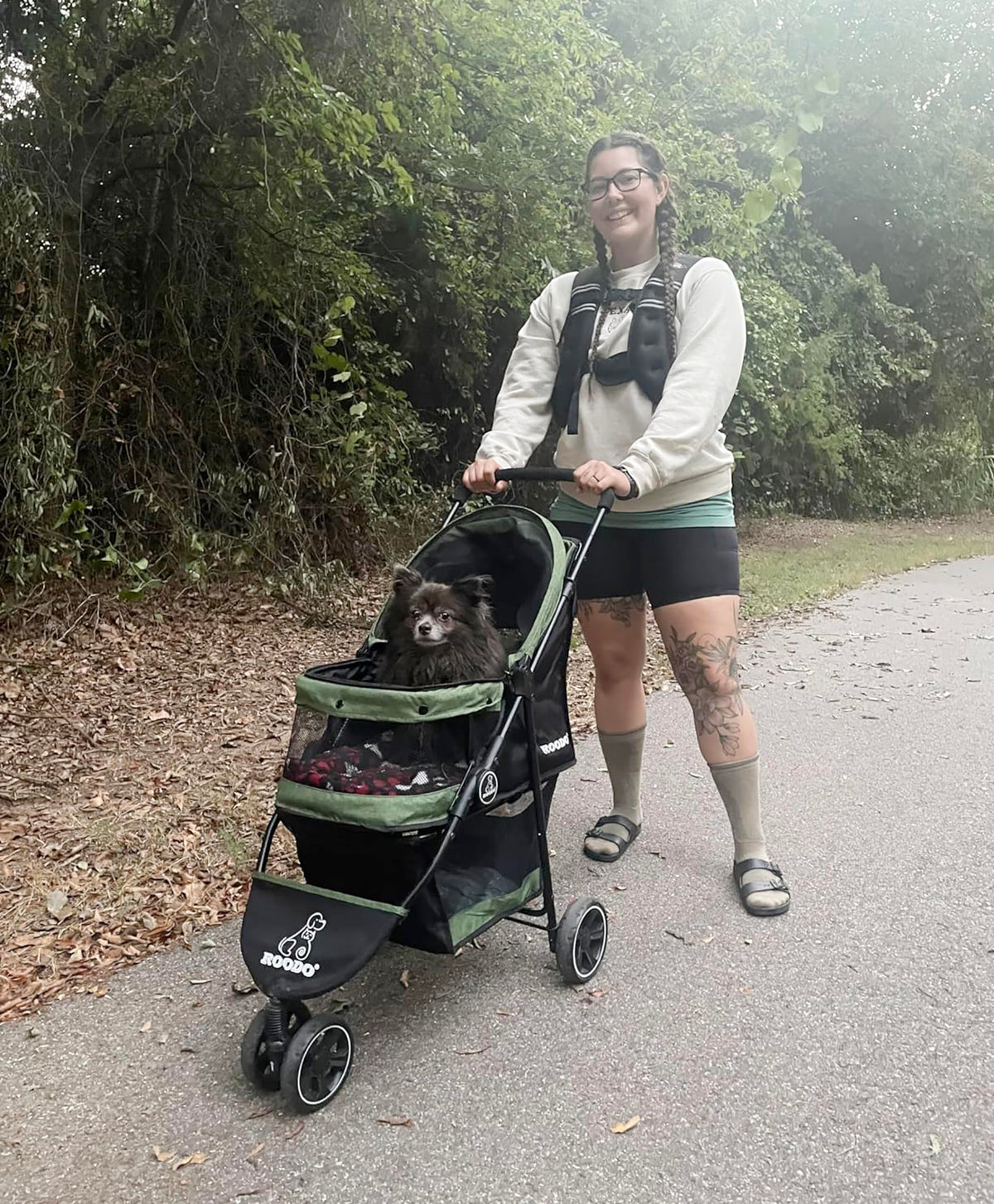 3 Wheel Foldable Pet Stroller X2416