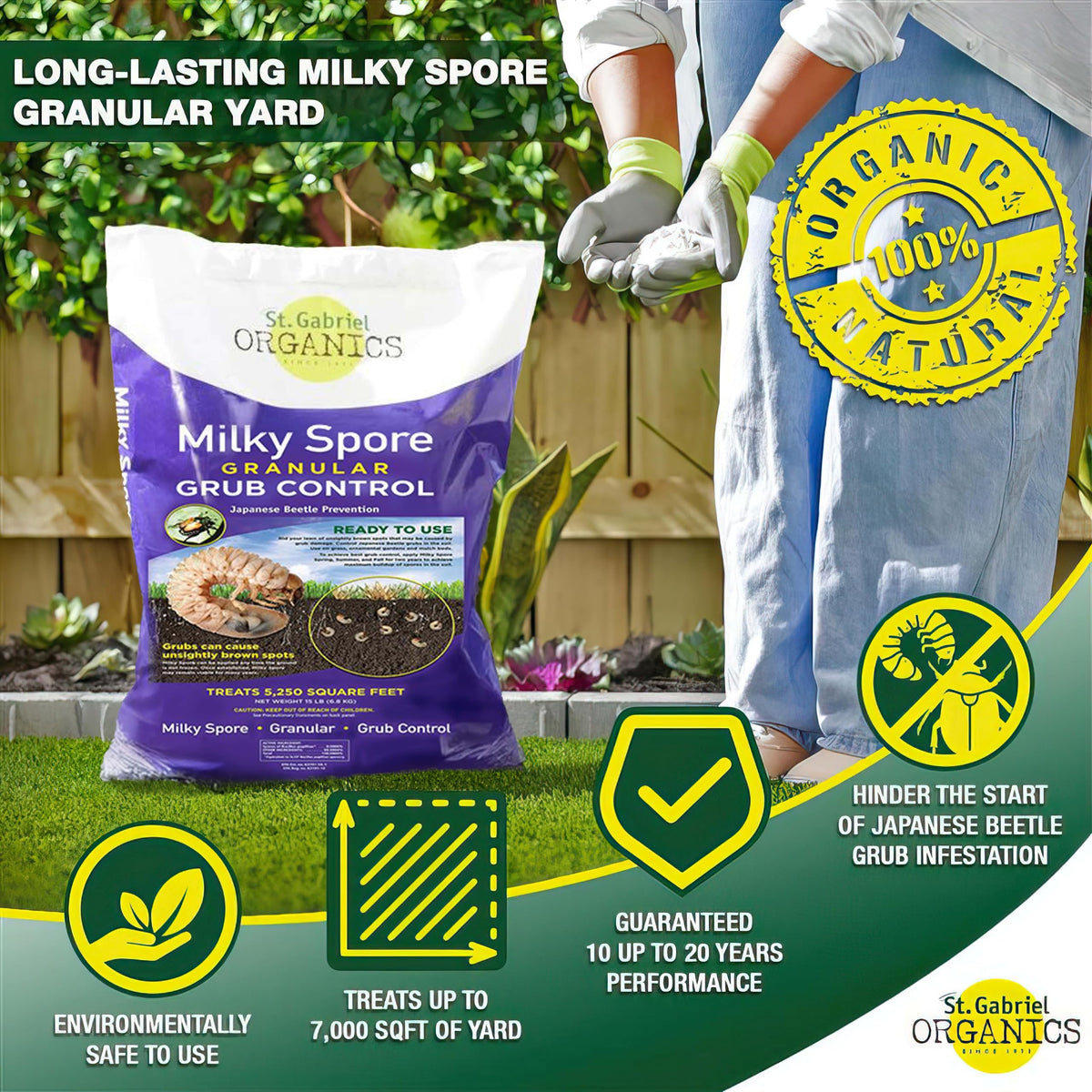 Milky Spore Granular Grub Control B983