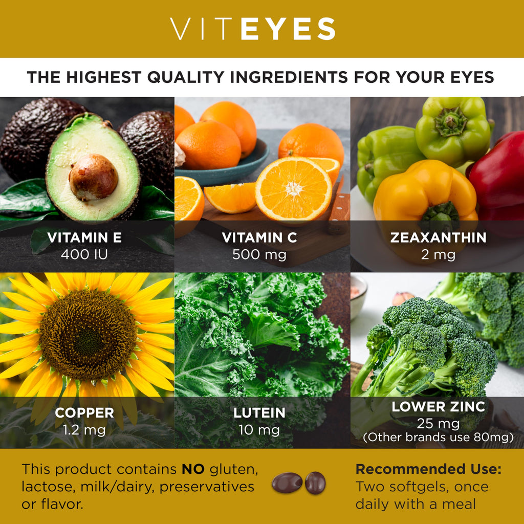 60 Softgels Eye Health Vitamins G476
