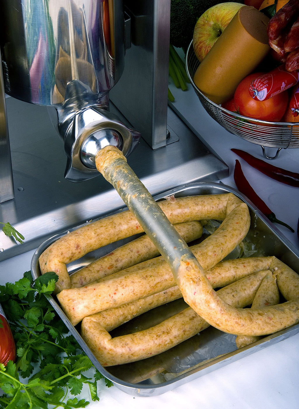 Stainless Steel Vertical Sausage Stuffer J9639